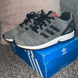 Black and White Adidas Shoes